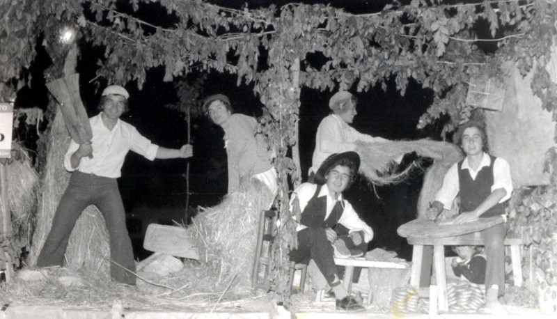 Carroza de Galera en Las Santas de Huescar. Anos 1970.jpg