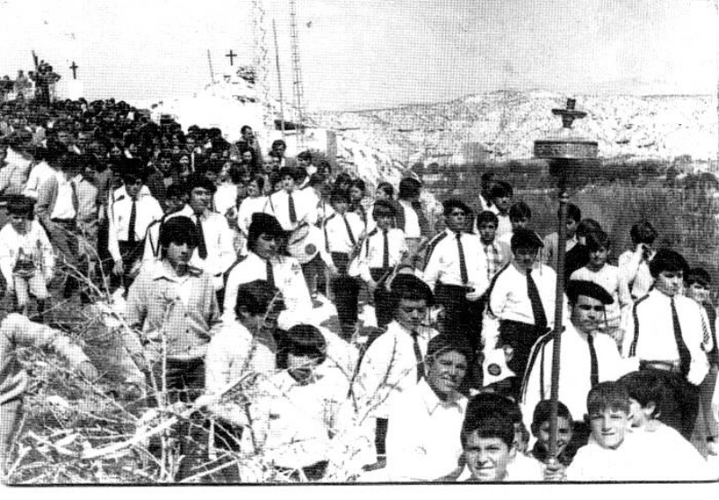 50. De regreso del Calvario 1970..JPG